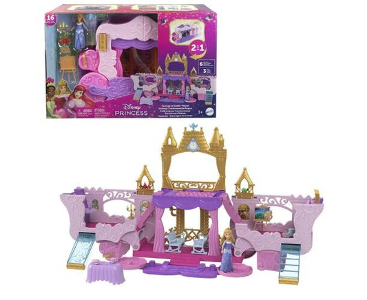 Disney Princess 2 in 1 - Set transformabil Trasura in castel