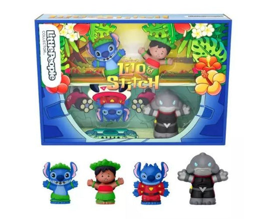 Set 4 figurine Lilo & Stitch