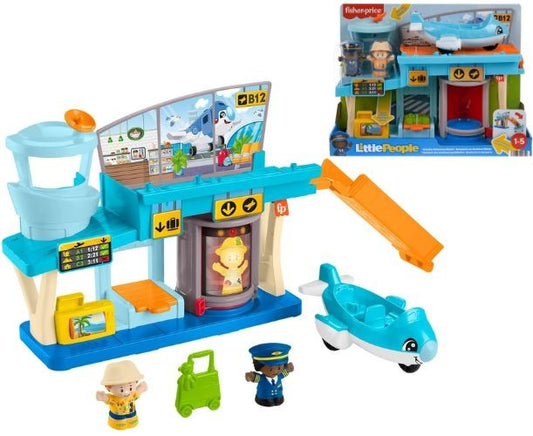 Fisher-price Little people Set Aeroport cu figurine