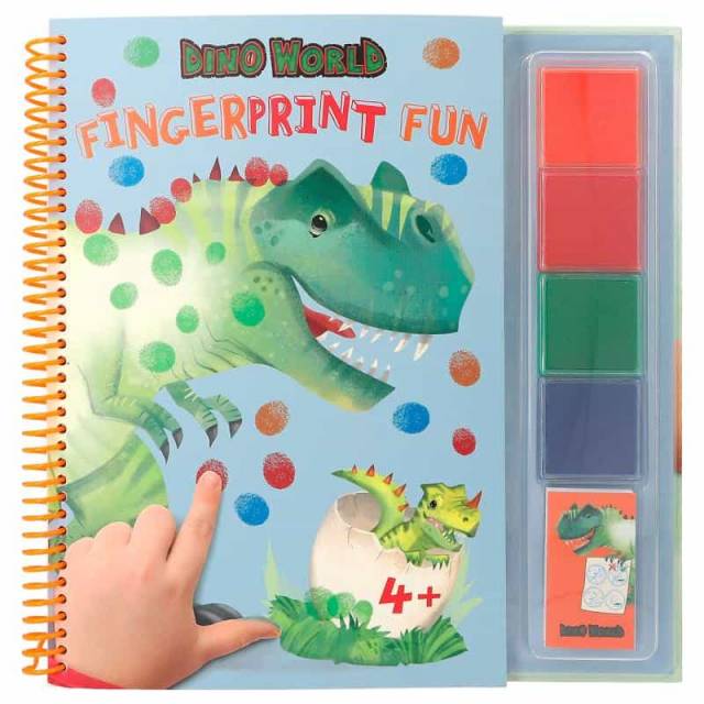 Dino World Carte activitati FingerPrint