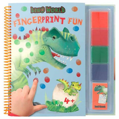 Dino World Carte activitati FingerPrint