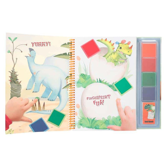 Dino World Carte activitati FingerPrint