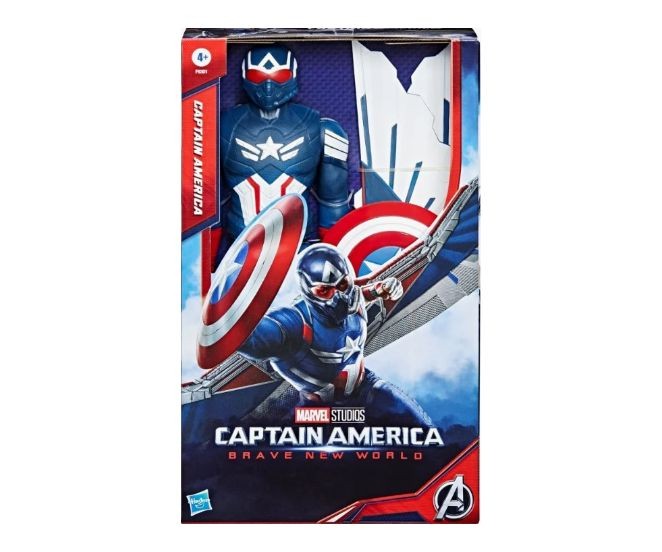 Figurina Captain America Brave New World Deluxe Titan, 30 cm