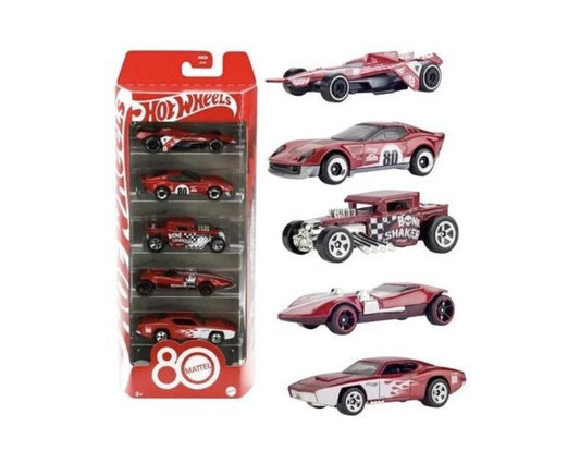 Masinute Hot Wheels 80 Anniversary - 5 buc.