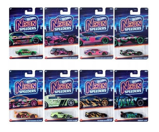 Hot Wheels Masinute Metalice Neon, 1:64, asst.