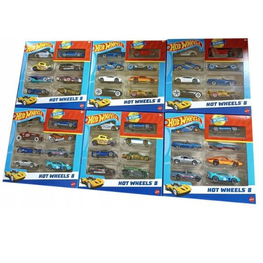 Hot Wheels - Set 8 masinute, 1:64