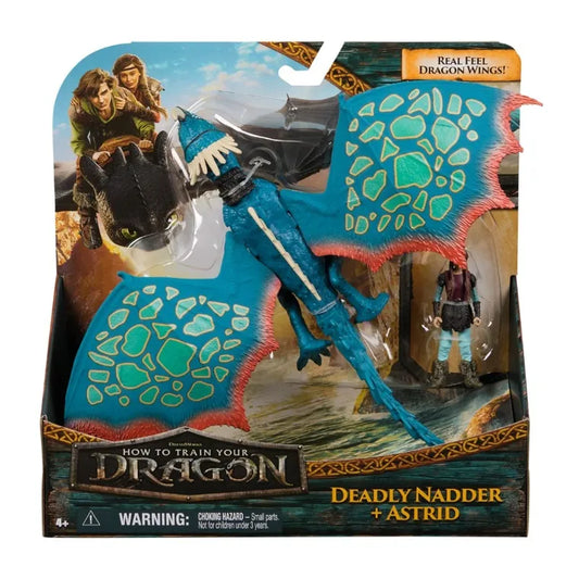 Set Figurine How to train your dragon - Deadly Nadder +Astrid, 33 cm
