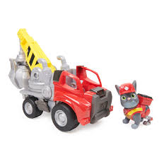 Set de joaca Paw Patrol, Rubble si echipa - Charger si automacara