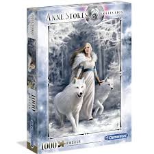 Puzzle Compact 1000 Piese Anne Stokes - Winter Guardians