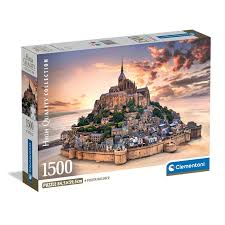 Puzzle Compact 1500 Piese - The Mont Saint - Michel Rising