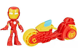 Spidey Prietenii Extraordinari - Iron Man cu Motocicleta