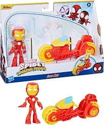 Spidey Prietenii Extraordinari - Iron Man cu Motocicleta