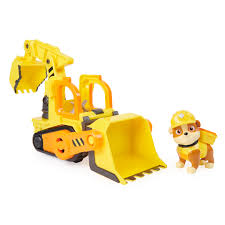 Set de joaca Paw Patrol, Rubble si echipa - Rubble si excavatorul