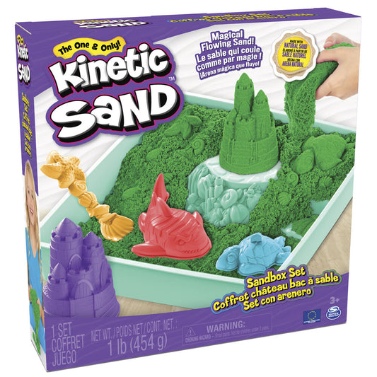Kinetic Sand - Set complet verde