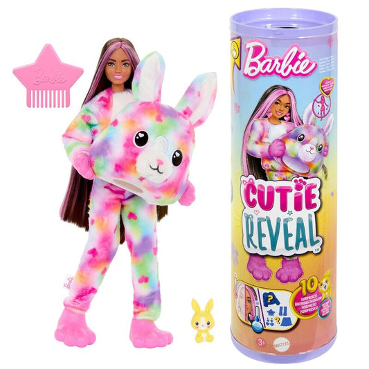 Papusa  Surpriza - Barbie Cutie Reveal, Iepuras