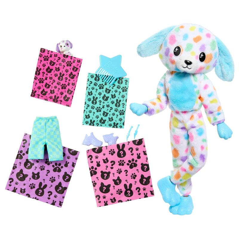 Papusa  Surpriza - Barbie Cutie Reveal, Dalmatian