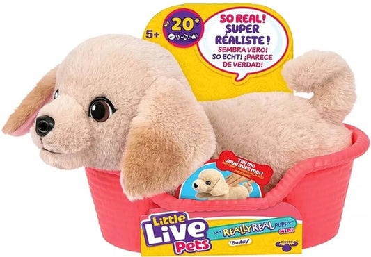 Plus interactiv Little Live Pets - Really Real Puppy, Buddy Labradorul