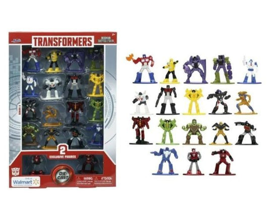 Jada Toys Set 18 Nano Figurine Metalice - Transformers