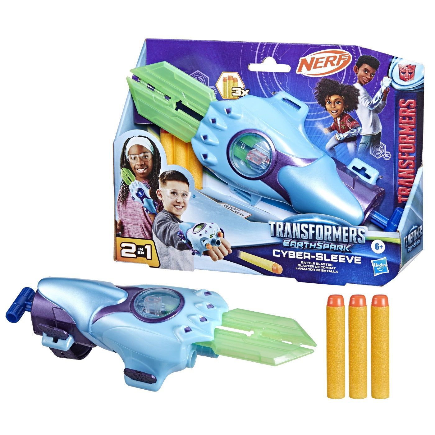 Blaster Nerf Earthspark, Cyber Sleeve