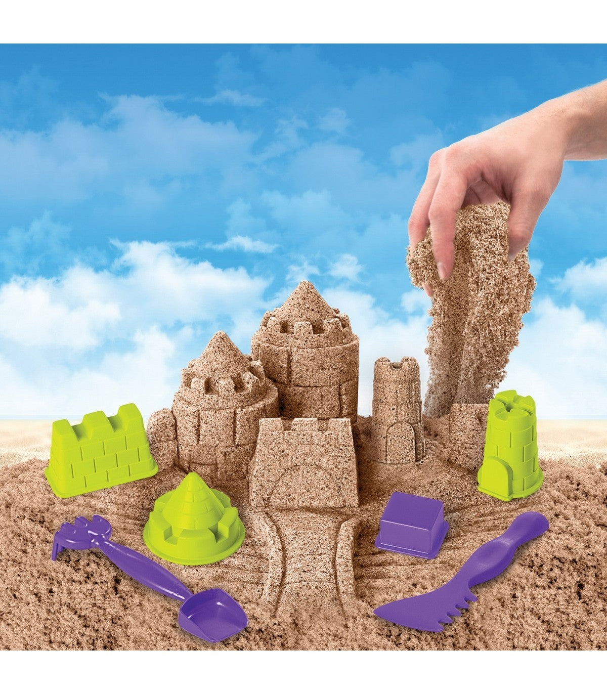 Set Kinetic Sand, O zi la plaja, 227g