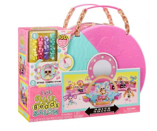 Set cu papusa L.O.L. Surprise! seria Hair Beads Salon / 1