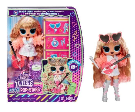 Papusa L.O.L. Surprise Tweens Neon Pop Stars Thea Stars