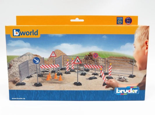 Bruder - Accesorii - Balustrade, Semne Rutiere Si Stalpi