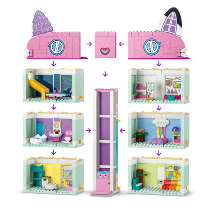 LEGO® Gabby's Dollhouse - Casa de papusi a lui Gabby 10788, 498 piese