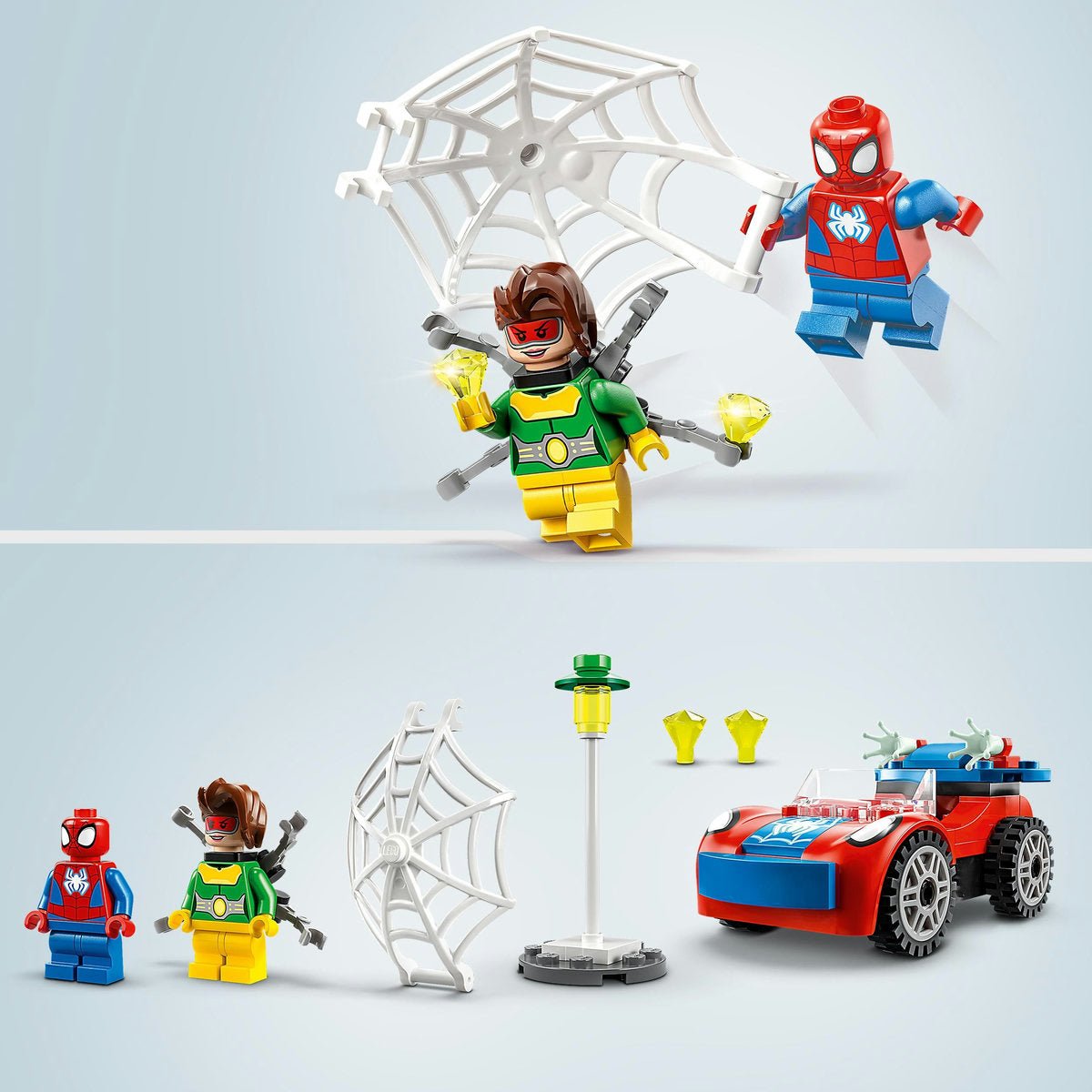 LEGO® Marvel - Masina Omului Paianjen si Doc Ock 10789, 48 piese