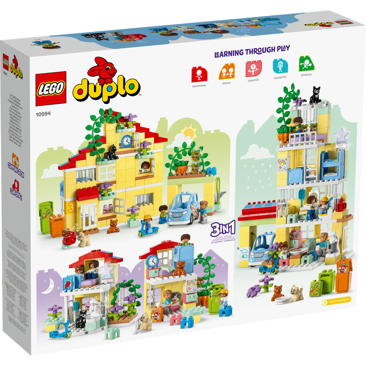 LEGO® DUPLO - Casa de familie 3 in 1 10994, 218 piese