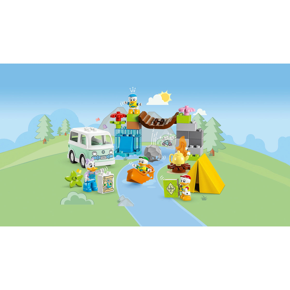 LEGO® DUPLO - Disney™ Aventura in camping 10997, 37 piese