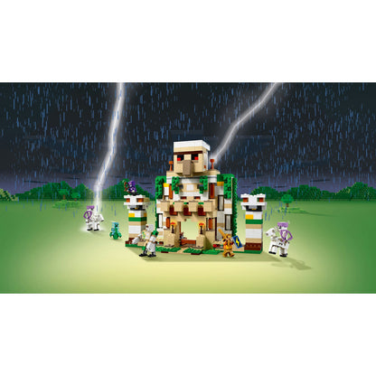 LEGO® Minecraft - Fortareata Golemul de fier 21250, 868 piese