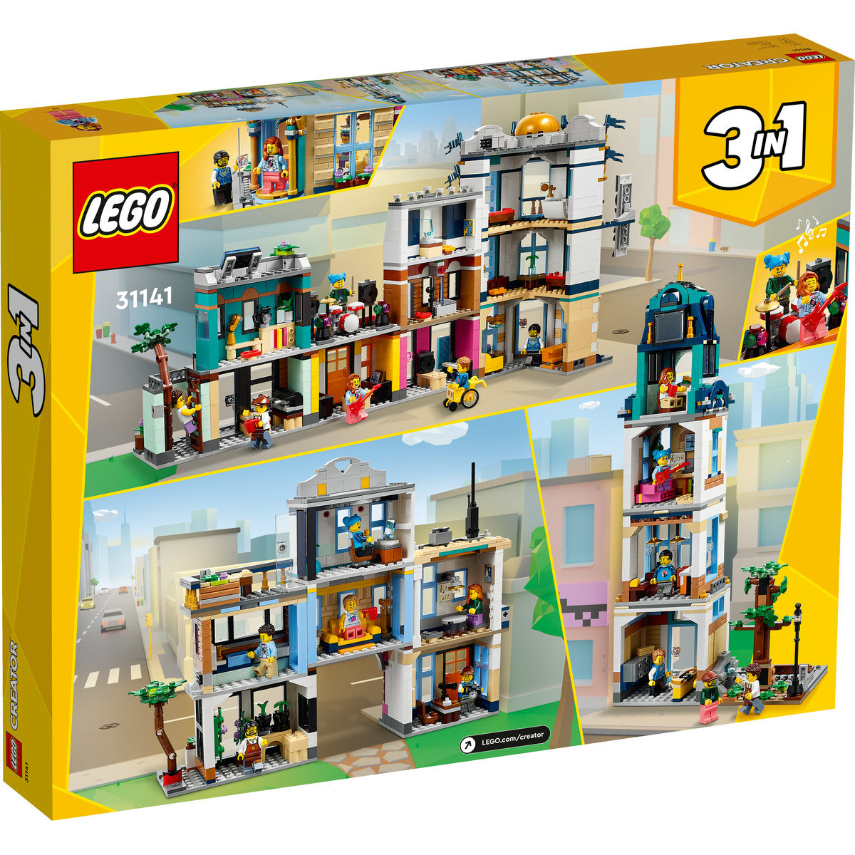 LEGO® Creator 3 in 1 - Strada principala 31141, 1459 piese