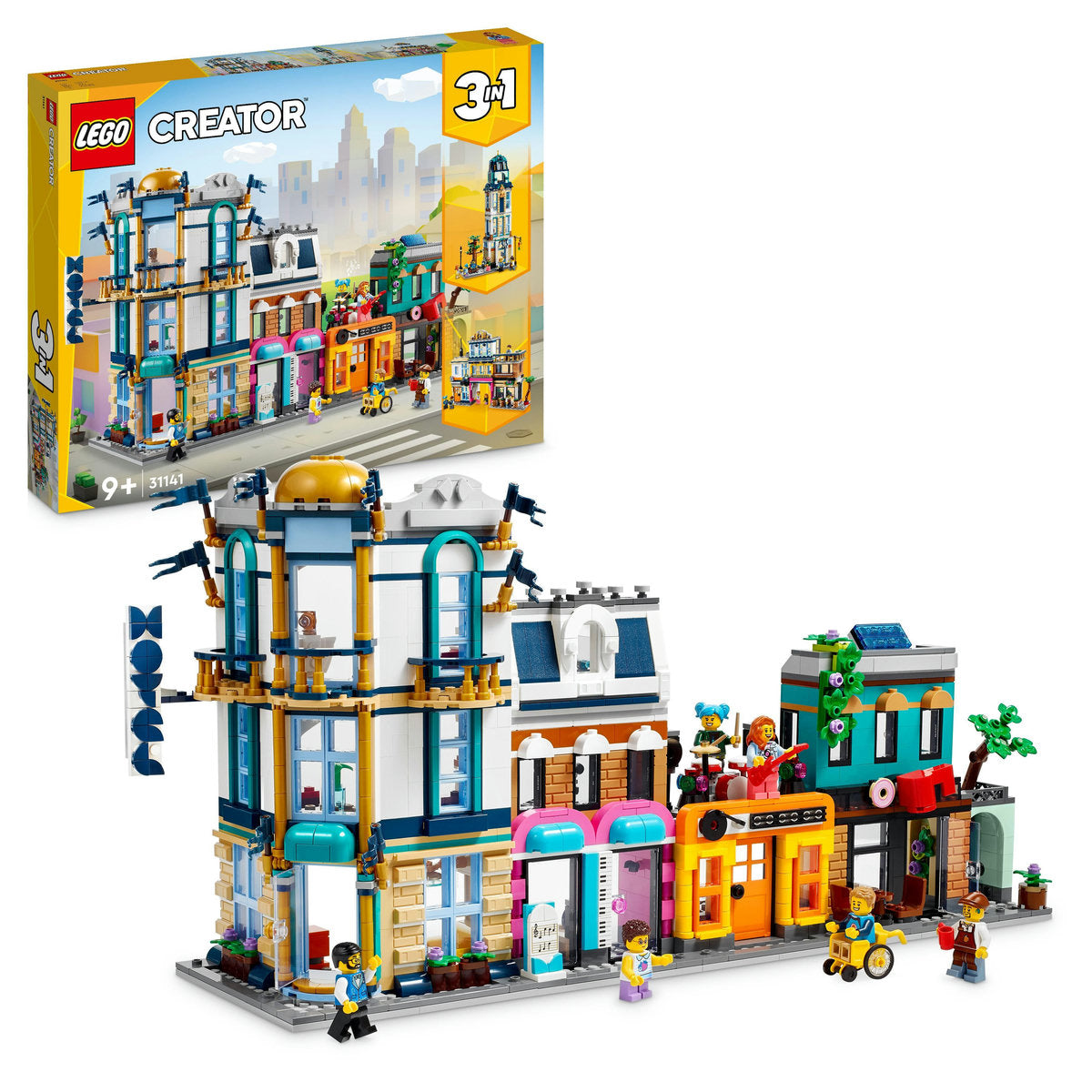 LEGO® Creator 3 in 1 - Strada principala 31141, 1459 piese