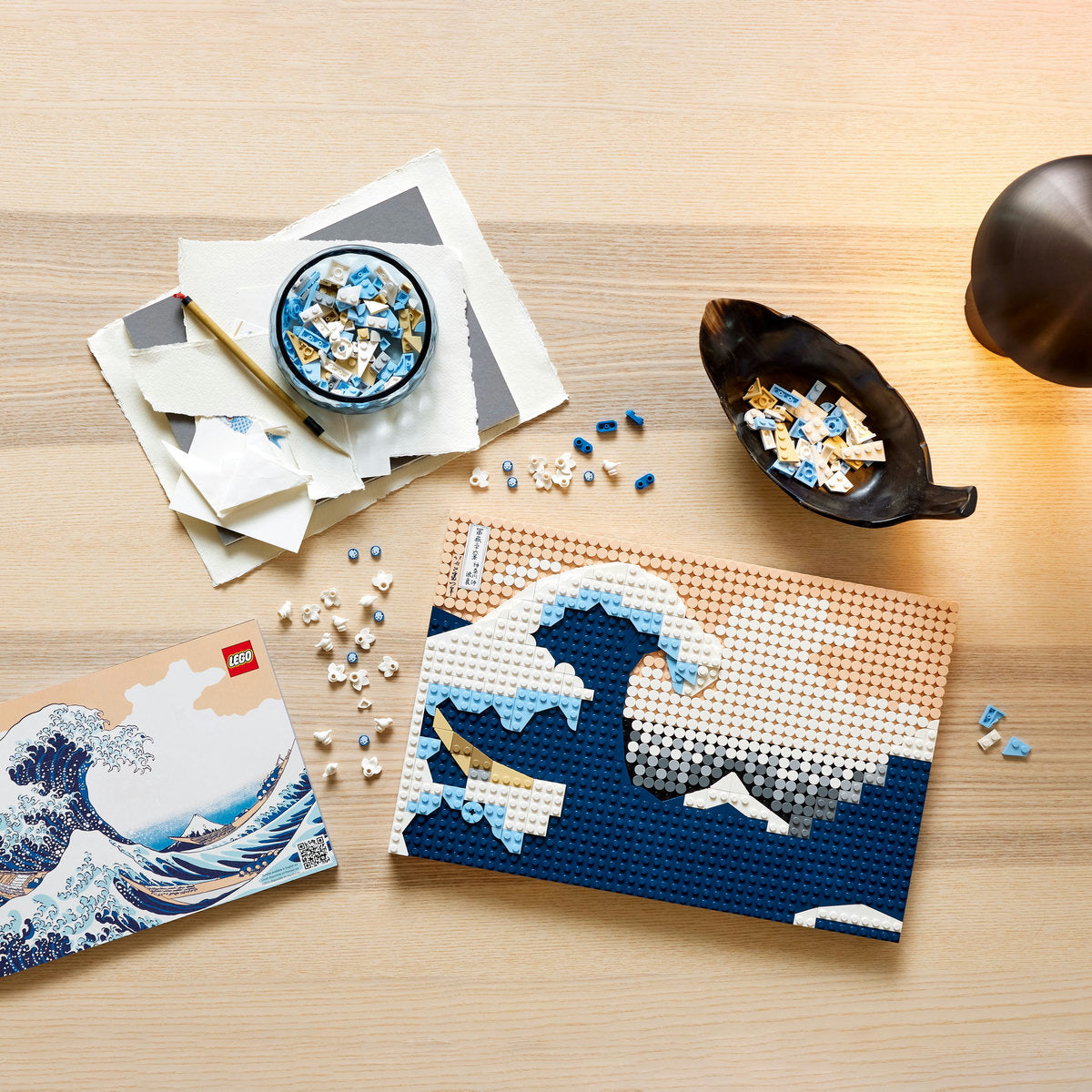 LEGO® ART - Hokusai, Marele val 31208, 1810 piese