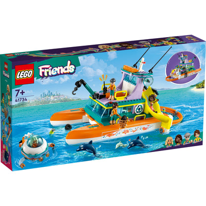 LEGO® Friends - Barca de salvare pe mare 41734, 717 piese