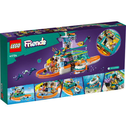 LEGO® Friends - Barca de salvare pe mare 41734, 717 piese