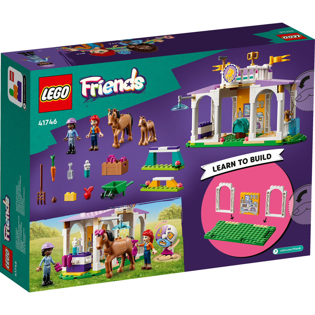 LEGO® Friends - Dresaj pentru cai 41746, 134 piese