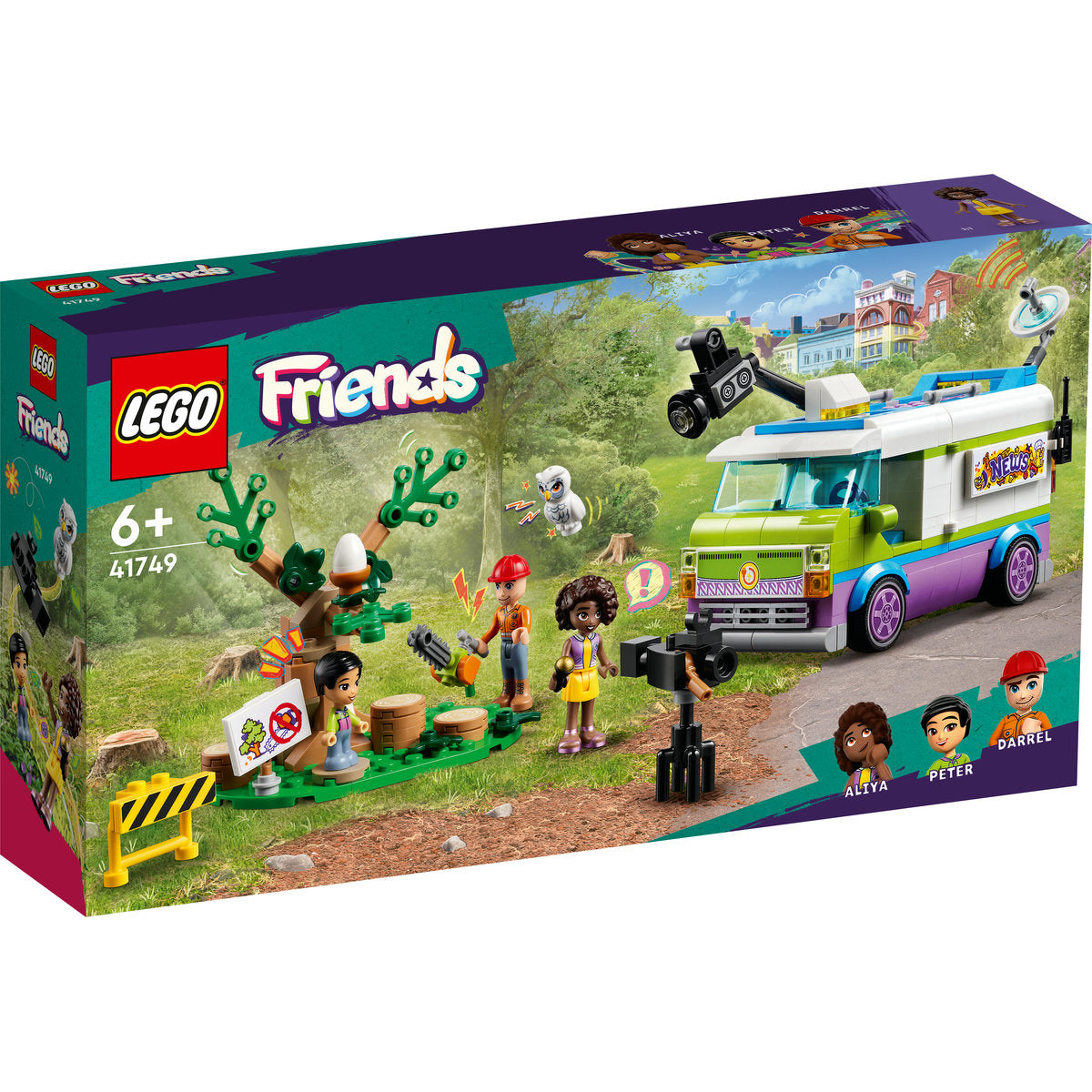 LEGO® Friends - Studioul mobil de stiri 41749, 446 piese