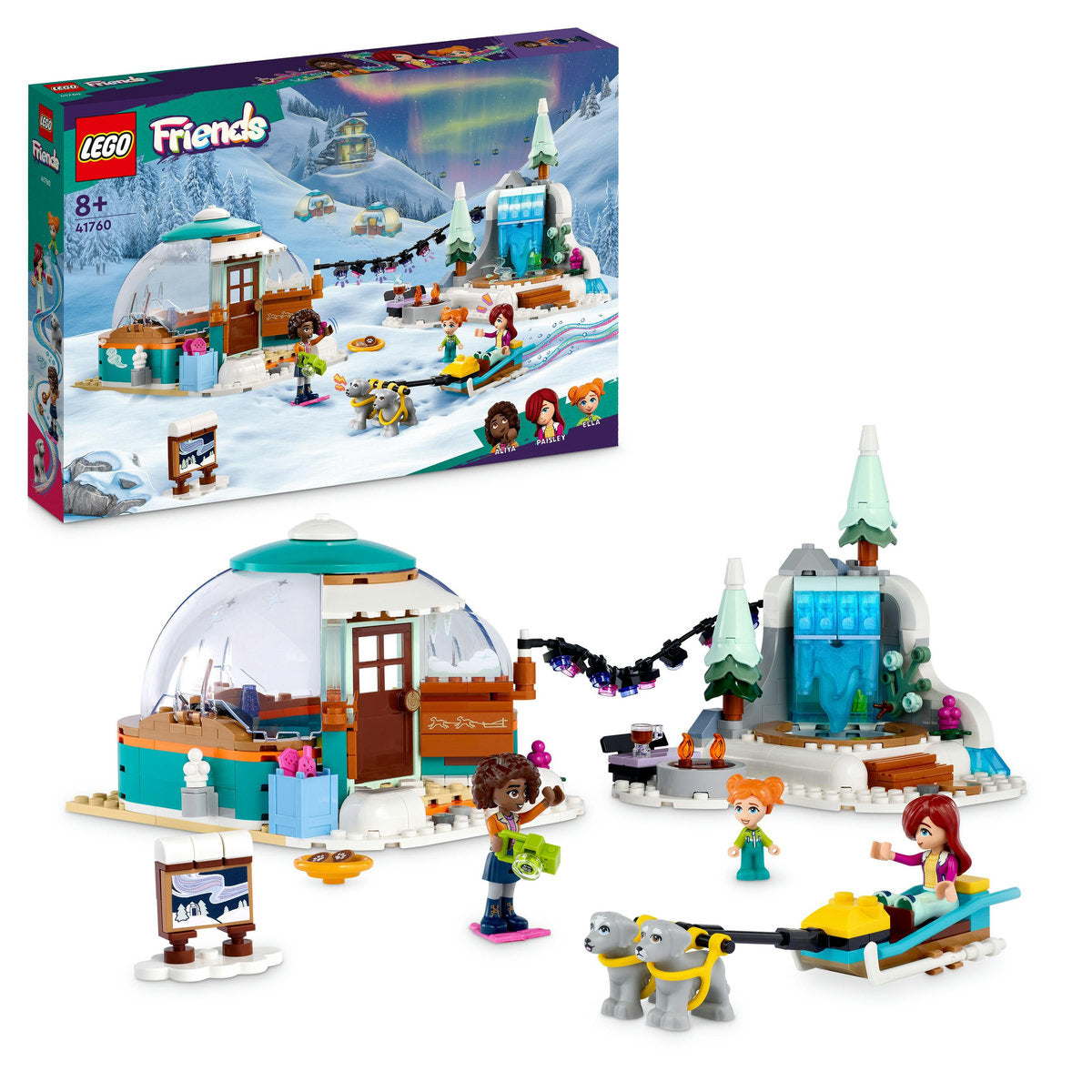 LEGO® Friends - Aventura de vacanta in iglu 41760, 491 piese