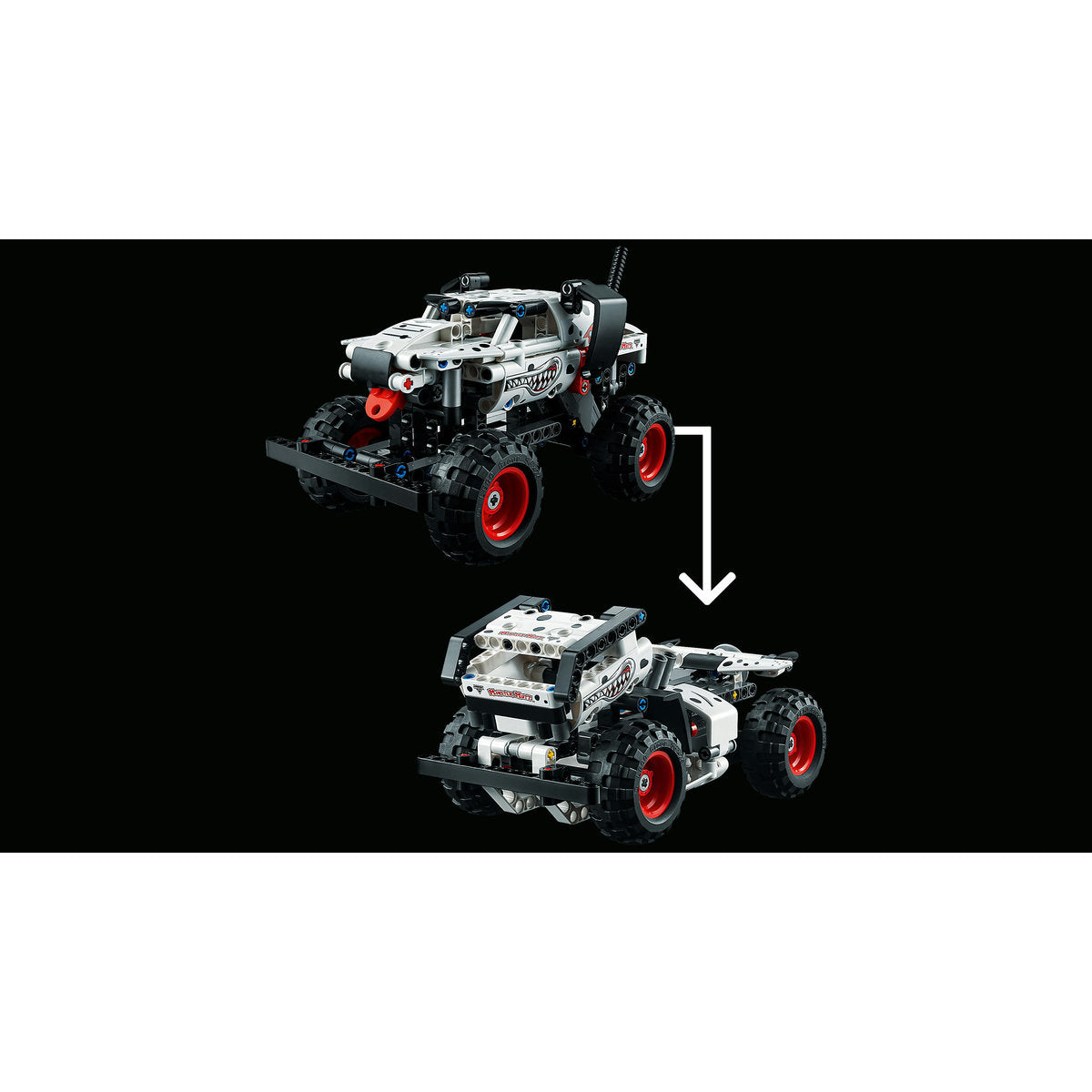 LEGO® Technic - Dalmatian Monster Jam™ Monster Mutt™ 42150, 244 piese