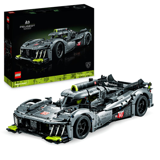 LEGO® Technic - PEUGEOT 9X8 24H Le Mans Hybrid Hypercar 42156, 1775 piese