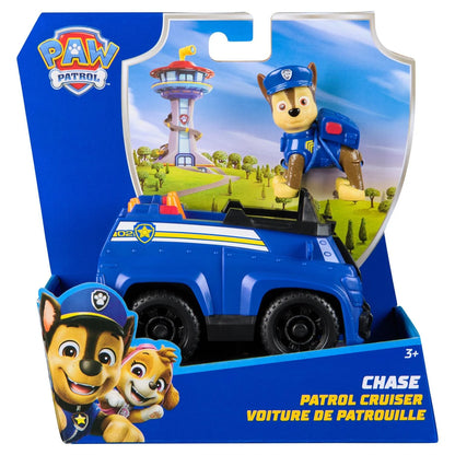 Paw Patrol Vehicule cu Figurina - Chase Patrol Cruiser