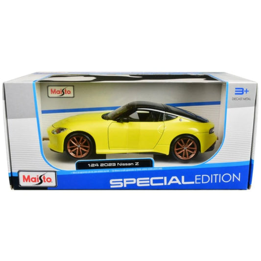 Macheta masinuta - Maisto Nissan Z 2023, 1:24, galben