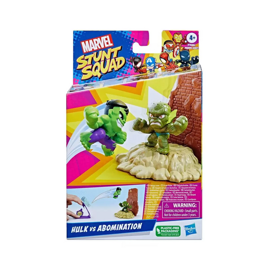Set 2 figurine Marvel Stunt Squad - Hulk vs Abomination