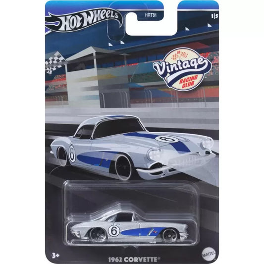 Hot Wheels Vintage Racing Club Mix, 1:64 - 1962 Corvette