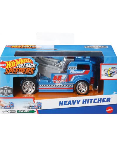 Hot Wheels Masinuta Pull-back Speeder,1:43 - Heavy Hitcher