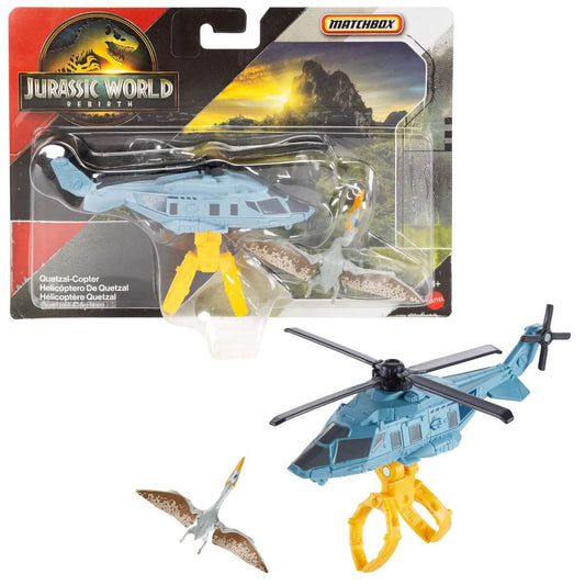 Matchbox Jurassic World Dino Transporters - Quetzal-copter