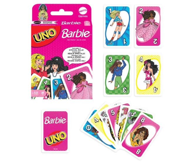 Carti de Joaca UNO Barbie
