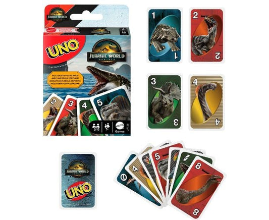 Carti de Joaca UNO Jurassic World
